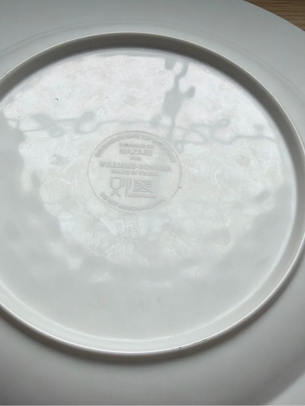 Rare Set of 4 Mixed Williams Sonoma Melamine Nazari Salad Plates 8.75”